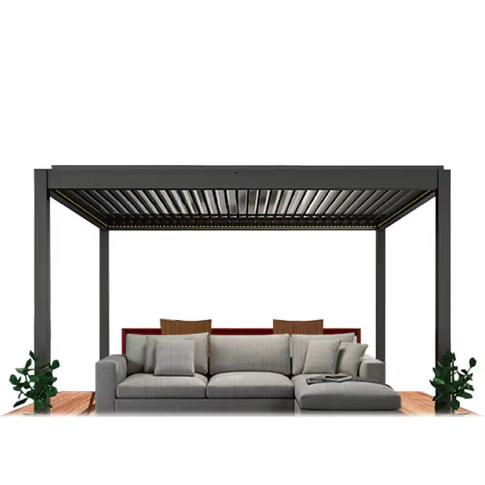Smart Garden Electric Pergola - OneAlu Smart Electric Pergola, Automatic Retractable