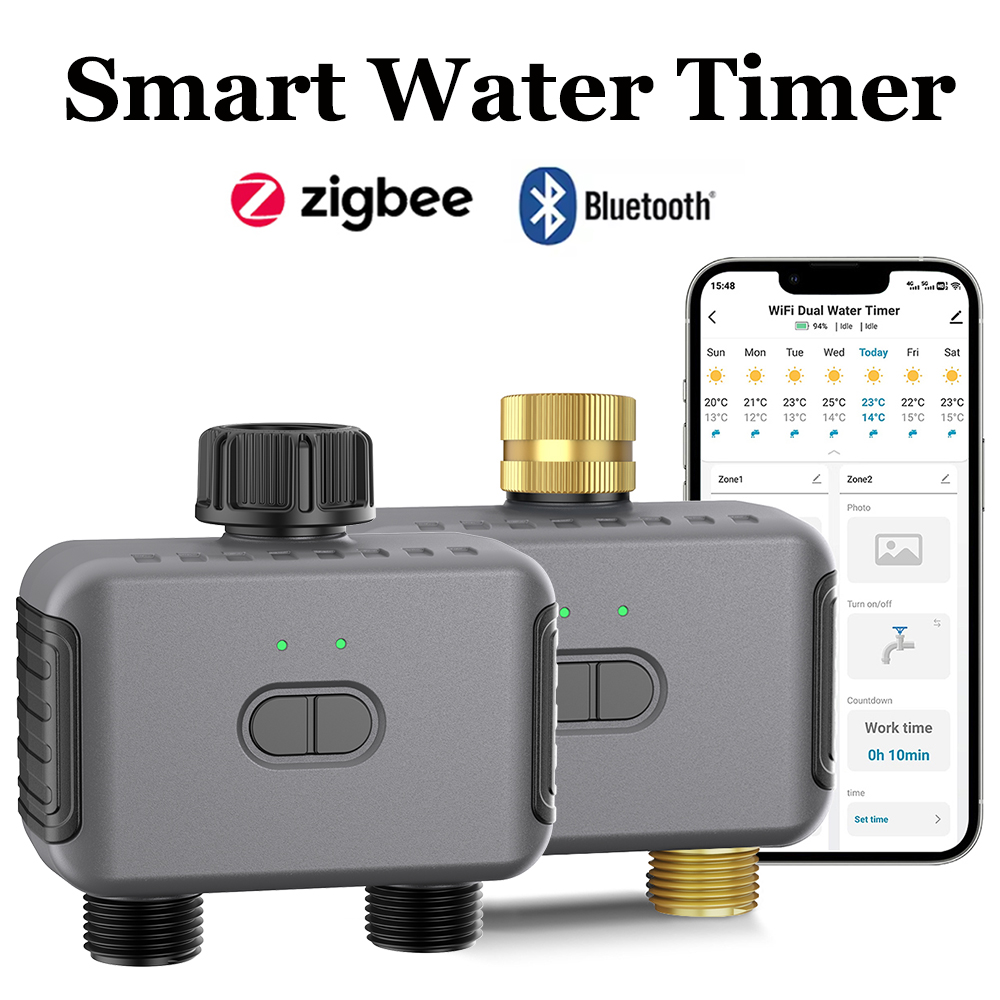 Smart Garden Watering - Tuya Smart Water Timer Zigbee/BT Automatic