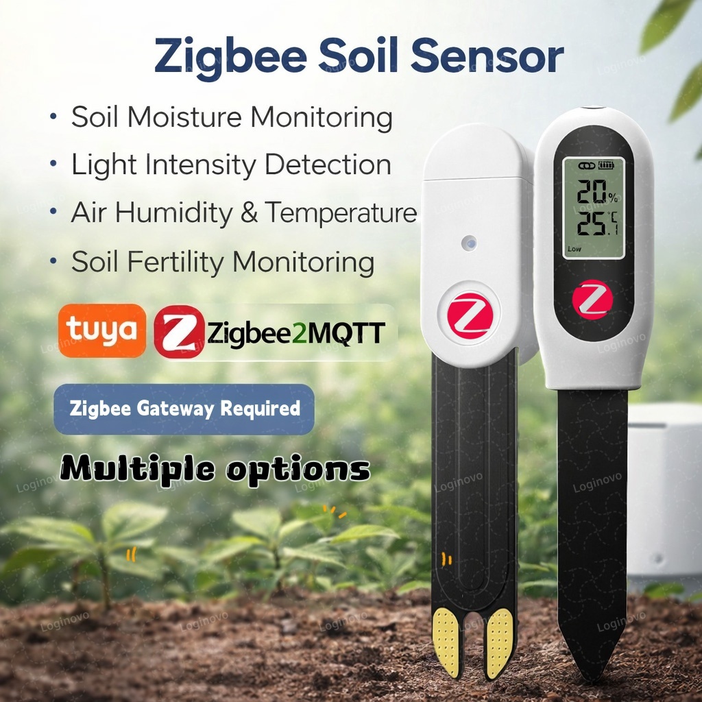 Smart Garden Indoor - Zigbee Soil Moisture Sensor Tuya Smart