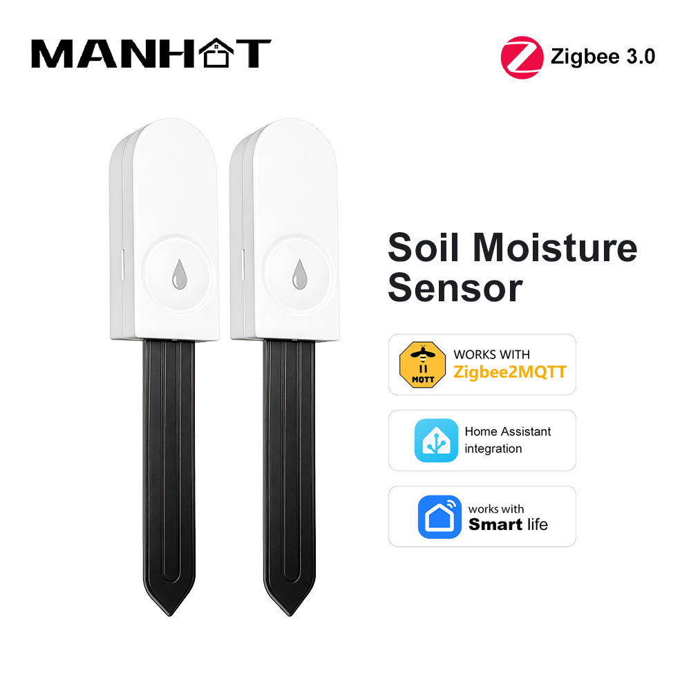 Smart Garden Sensors - Zigbee 3.0 Soil Moisture Sensor Temperature