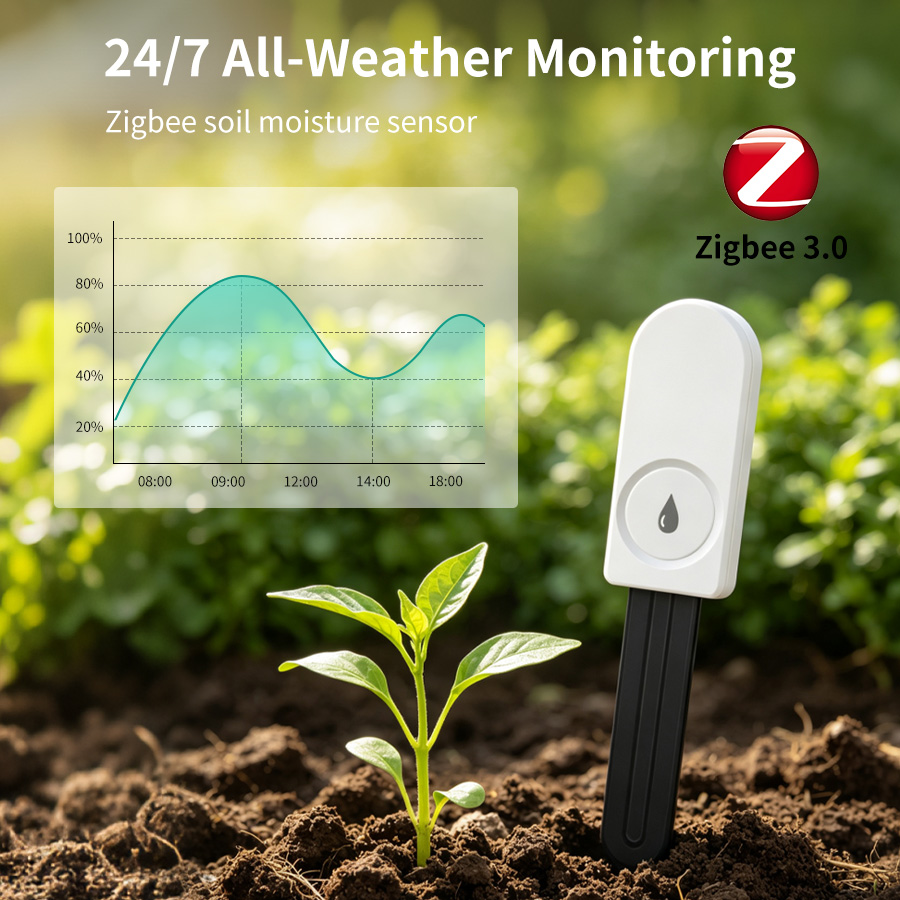 Smart Garden Sensors - Smart ZigBee Soil Moisture Sensor Temperature