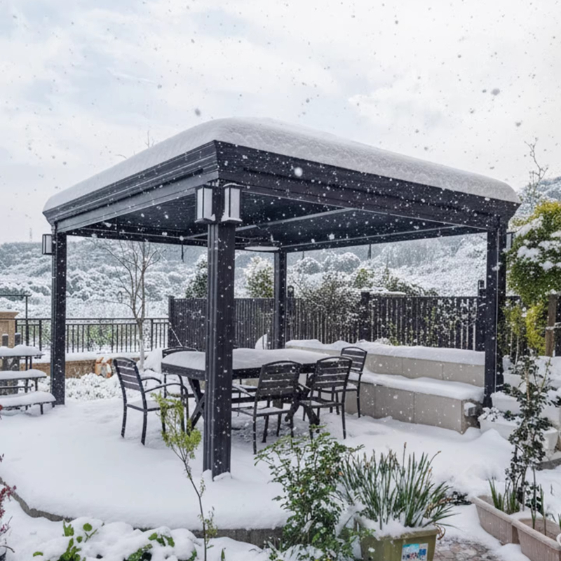 Smart Garden Electric Pergola - Electric louver pavilion villa garden, smart