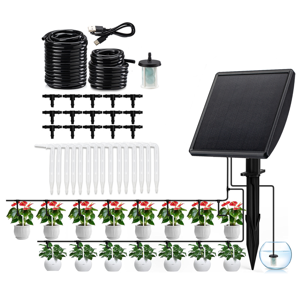 Smart Garden Watering - Solar Automatic Drip Irrigation Pump Smart