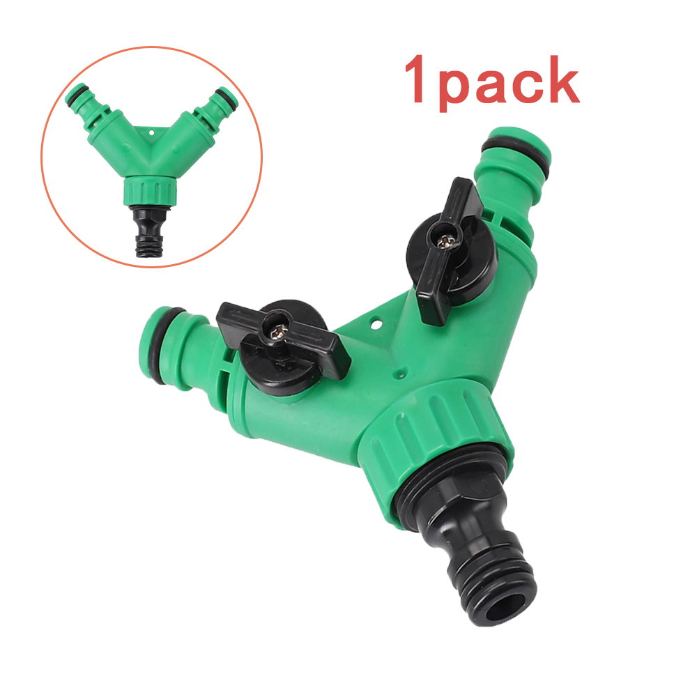 Smart Garden Hose Valve - 2-Way Garden Hose Splitter Y Connector