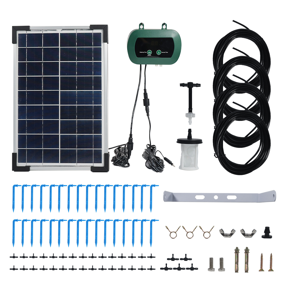 Smart Garden Watering - Solar Hydroponics Equipment Micro Drip Pumps