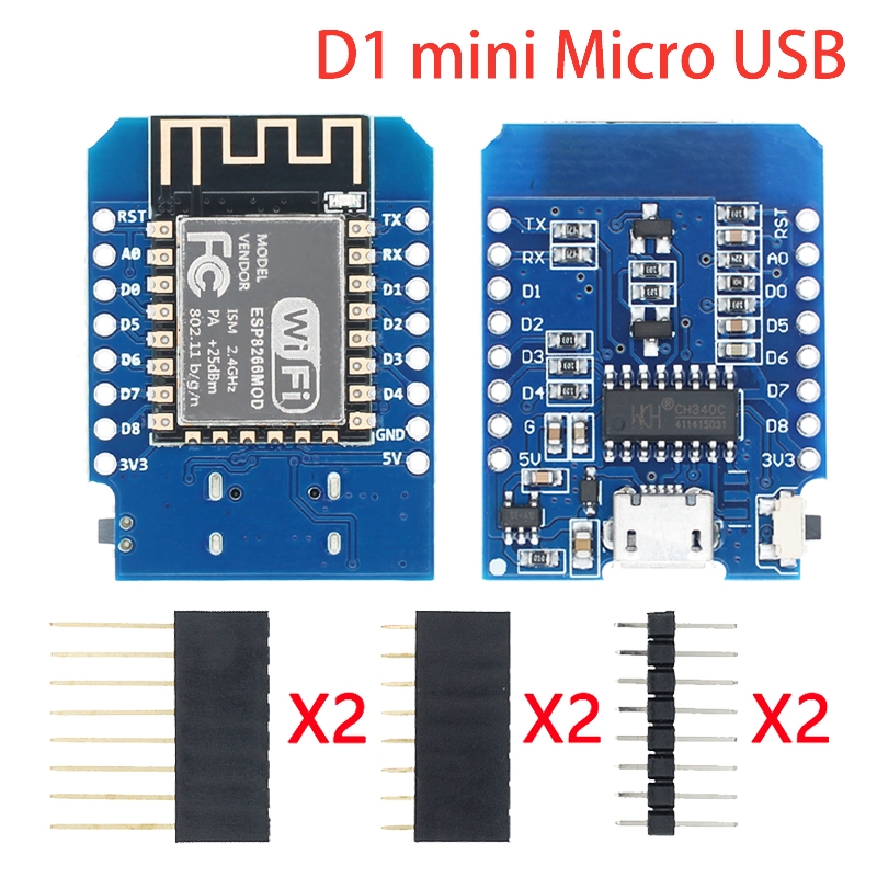 Micro USB/Type-C USB WeMos D1  - đánh giá và giá Smart Garden Esp32