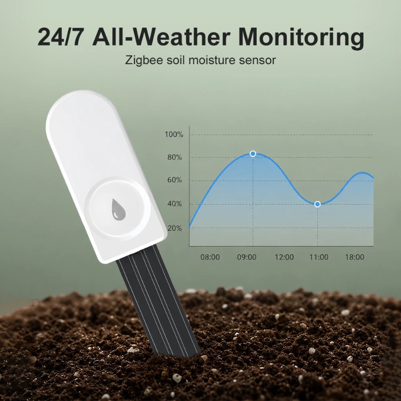 Zigbee Smart Soil Moisture Sen - đánh giá và giá Smart Garden Sensors