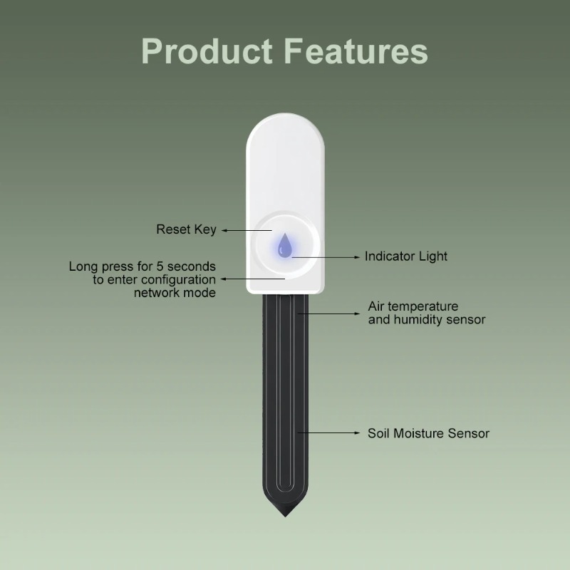 Zigbee Smart Soil Moisture Sen - đánh giá và giá Smart Garden Sensors
