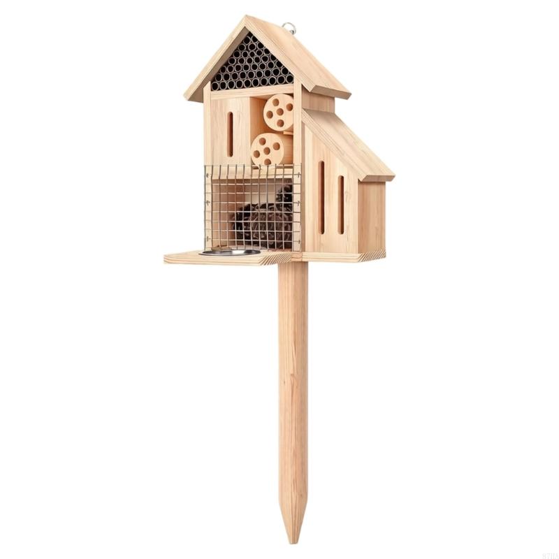 Nhà côn trùng bằng gỗ trên cọc - đánh giá và giá Insect Hotel Wood