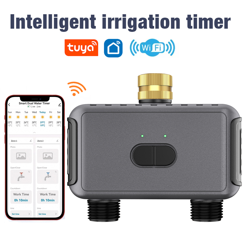 Tuya WiFi Water Timer Smart 2  - đánh giá và giá Smart Garden Refill