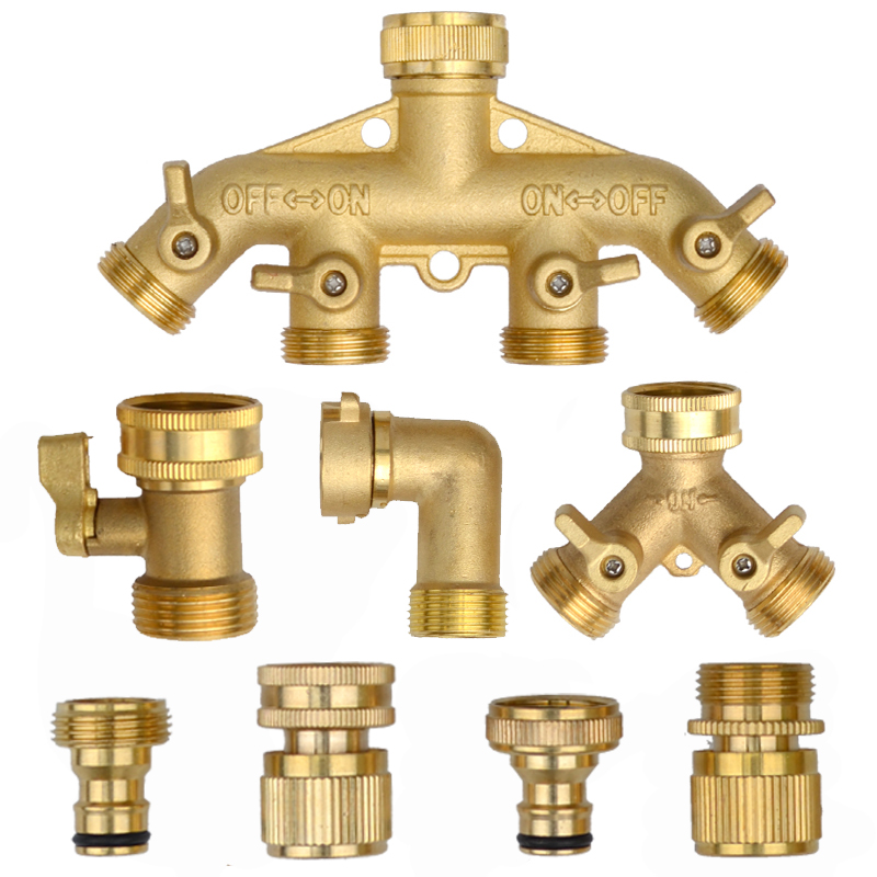 Heavy Duty Brass 1-2-4 way Spl - đánh giá và giá Smart Garden Hose Valve