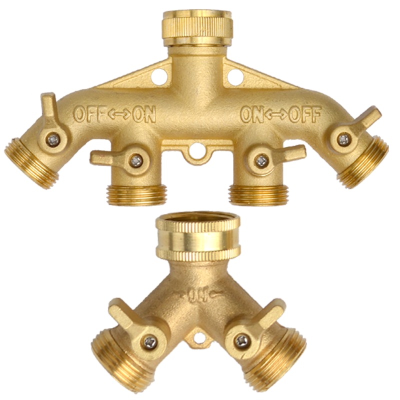 Heavy Duty Brass 1-2-4 way Spl - đánh giá và giá Smart Garden Hose Valve