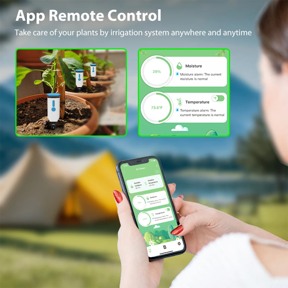 Haozee Tuya Smart WiFi Soil Mo - đánh giá và giá Smart Garden Sensors