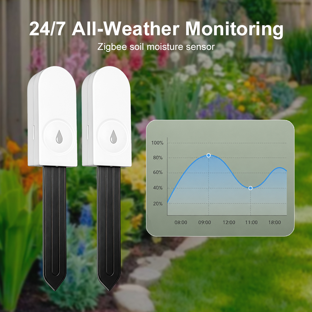 Zigbee 3.0 Soil Moisture Senso - đánh giá và giá Smart Garden Sensors