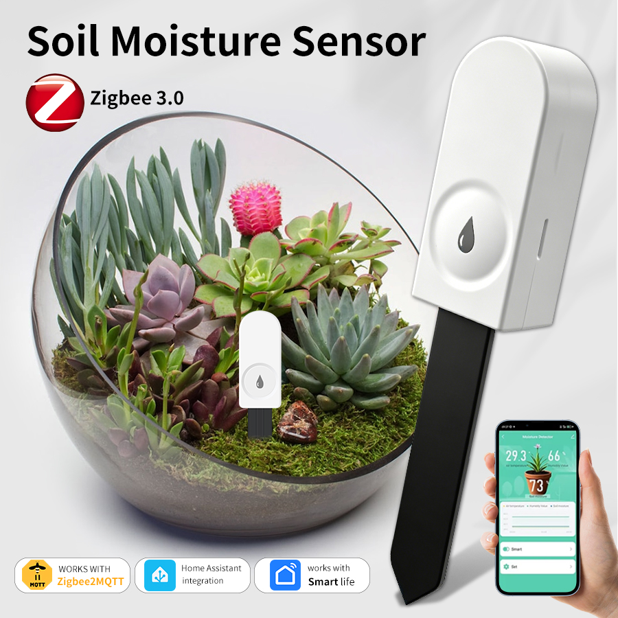 Smart ZigBee Soil Moisture Sen - đánh giá và giá Smart Garden Sensors