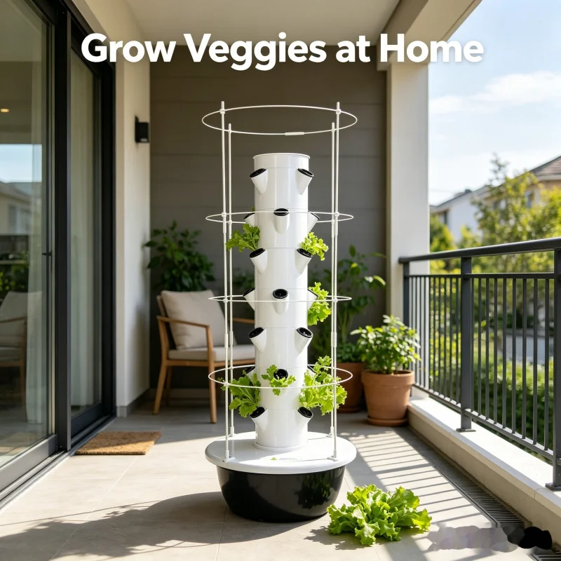 Smart Vertical Hydroponic Towe - đánh giá và giá Smart Garden Indoor