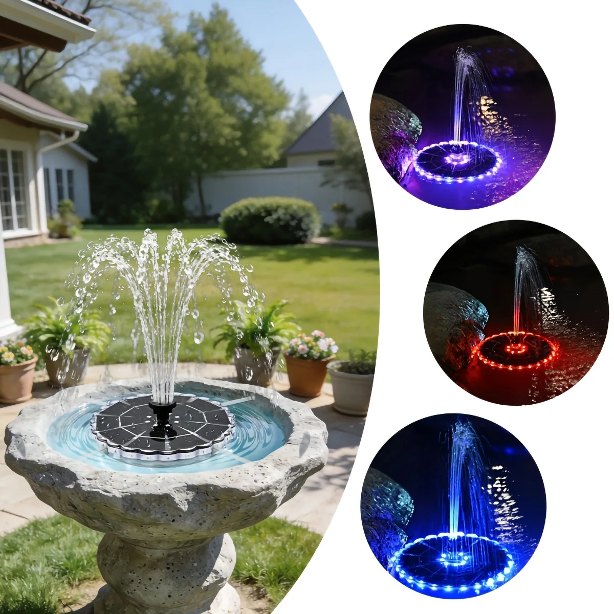 3.5W Outdoor Solar Fountain fo - đánh giá và giá Smart Garden Indoor