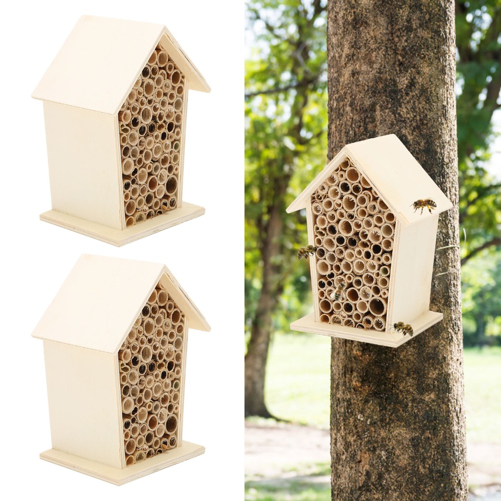2 Pcs Wonderful Gift Wood Wood - đánh giá và giá Insect Hotel Wood