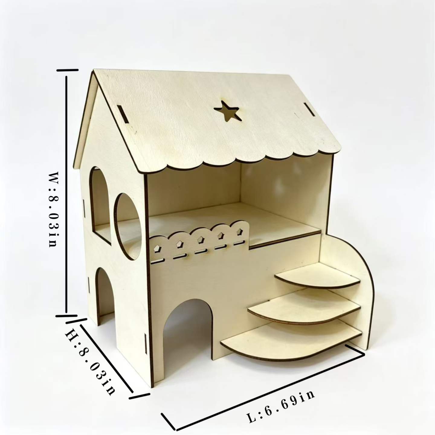 Hamster Two-Story Wooden House - đánh giá và giá Insect Hotel Wood