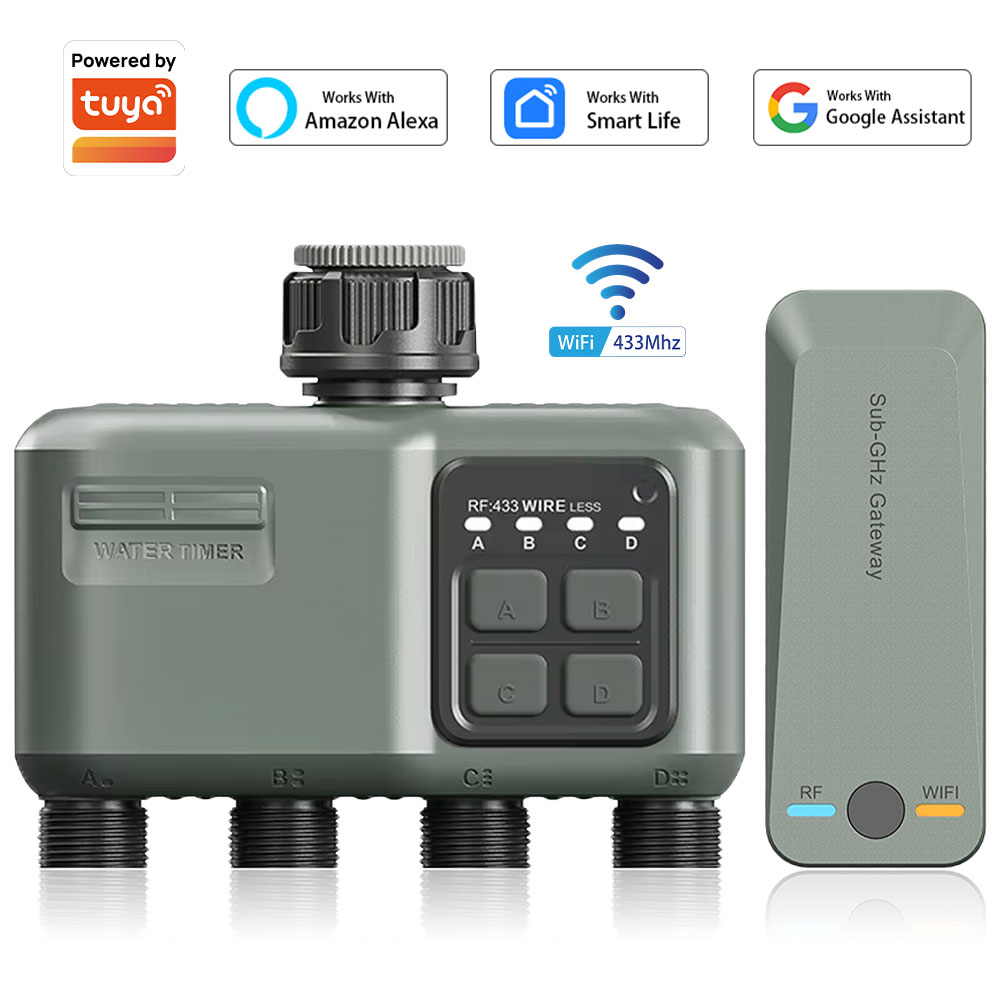 4 Outlet Programmable Water Ti - đánh giá và giá Smart Garden Sensors