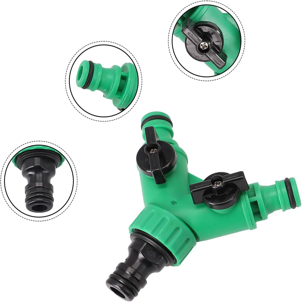 2-Way Garden Hose Splitter Y C - đánh giá và giá Smart Garden Hose Valve