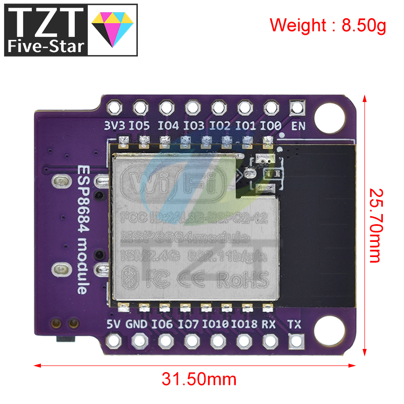Wemos D1 Mini ESP8266 ESP32 ES - đánh giá và giá Smart Garden Esp32